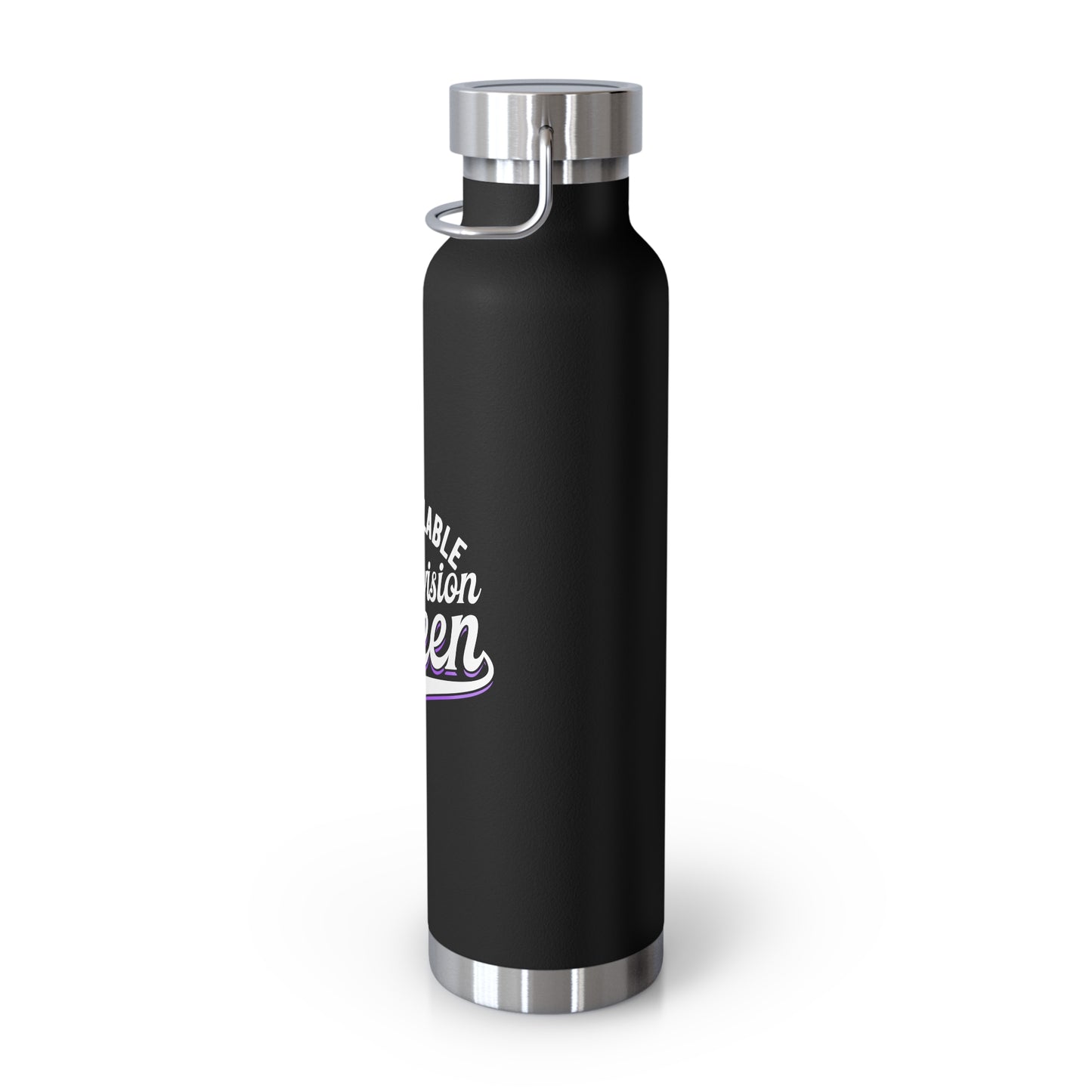 Vacuum Insulated Water Bottle - "I'm a Syllable Queen" - 22oz