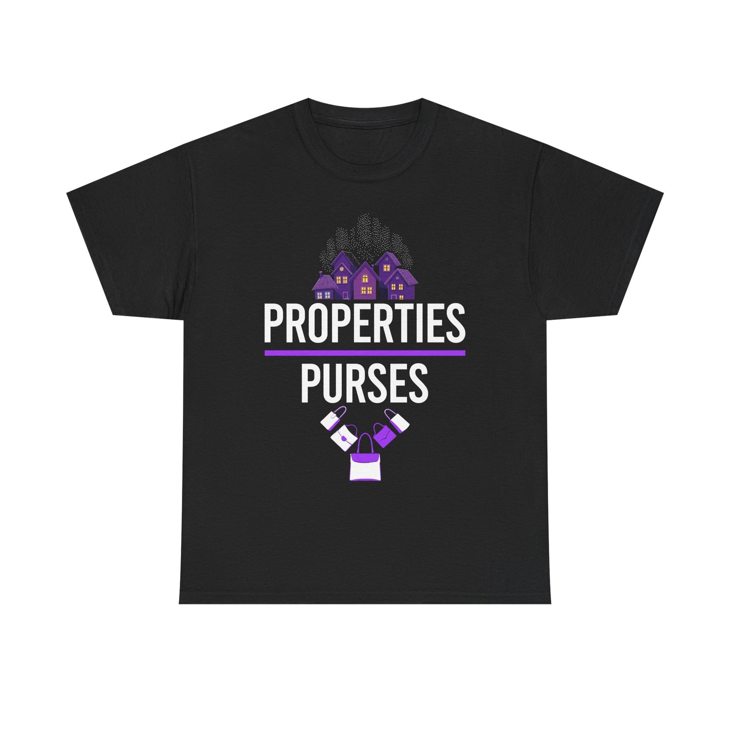 Properties and Purses Unisex Heavy Cotton Tee - Perfect for Real Estate Enthusiasts