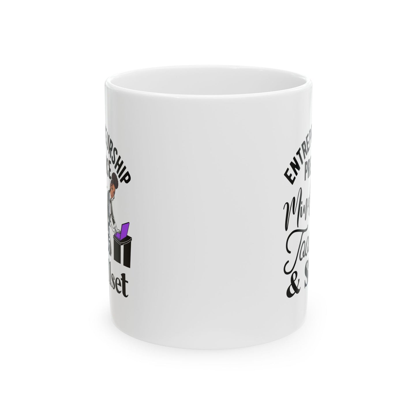 Entrepreneurship Ceramic Mug - 11oz & 15oz, Perfect Gift for Business Enthusiasts