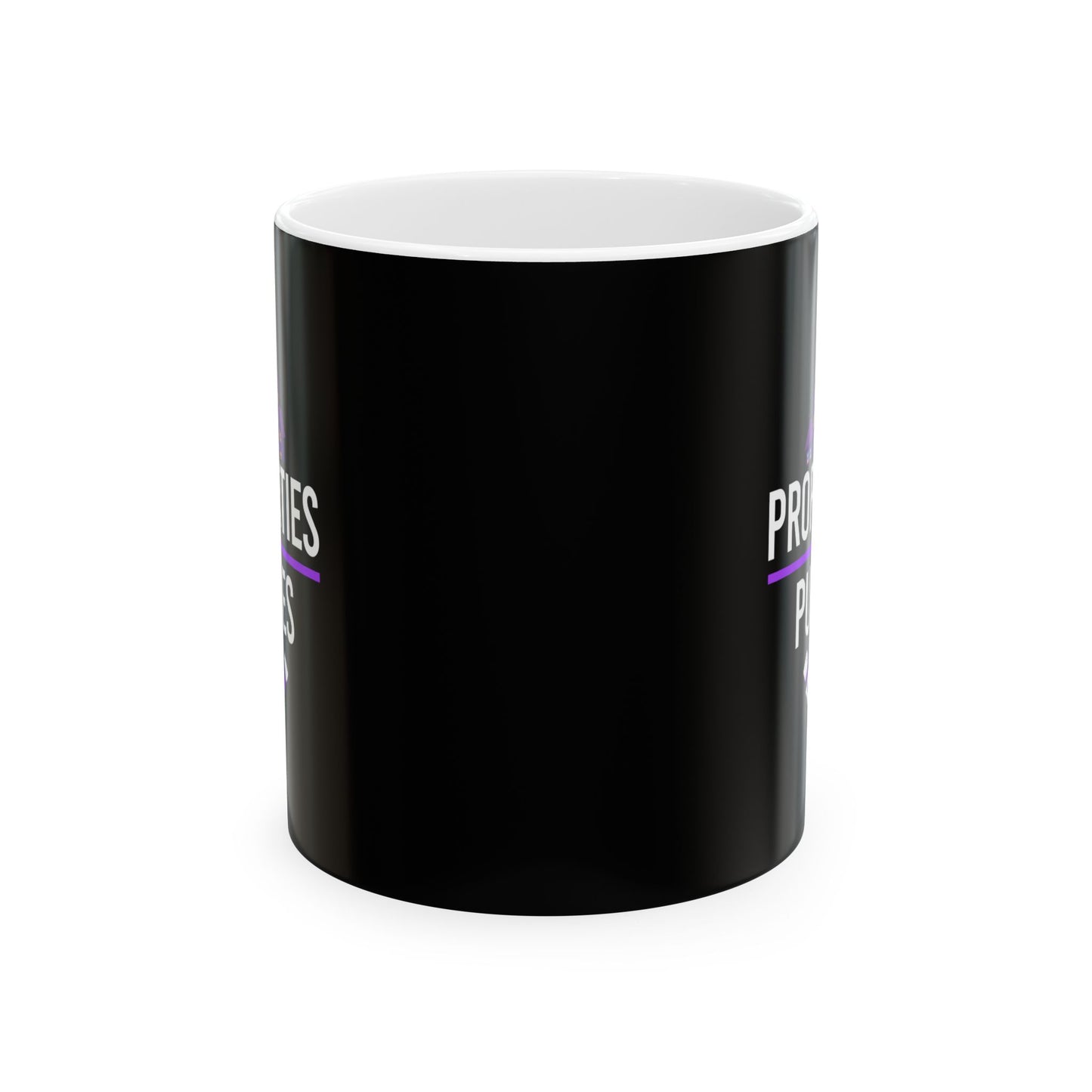 Empowering Black Ceramic Mug - Perfect for Coffee & Tea Lovers