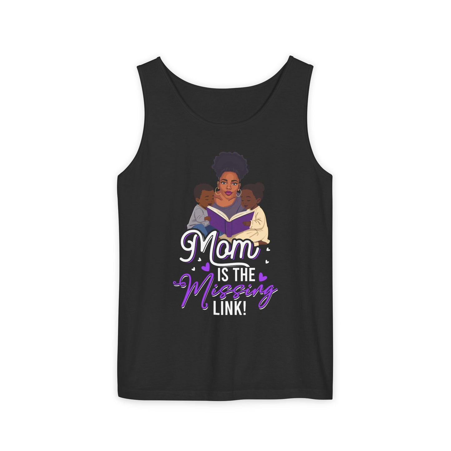 Mom Is The Missing Link Unisex Tank Top | Perfect Gift for Mother's Day & Family Gatherings