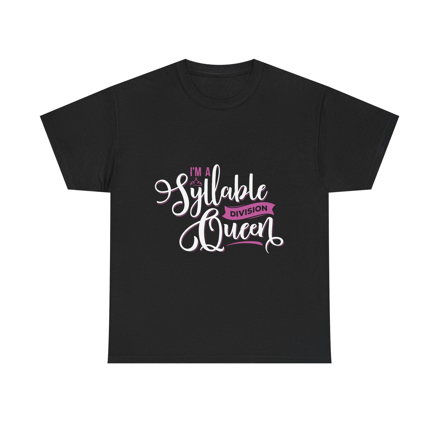 Syllable Queen Unisex Heavy Cotton Tee - Empowering Graphic T-Shirt