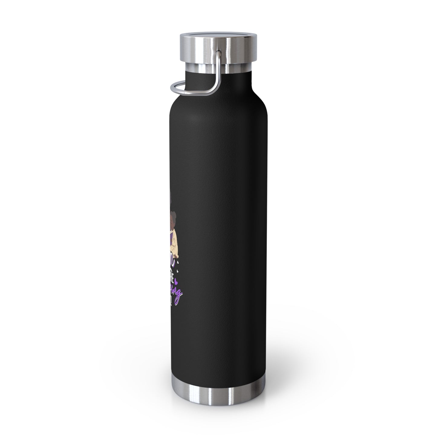 Insulated Water Bottle - "Mom is the Missing Link" Design
