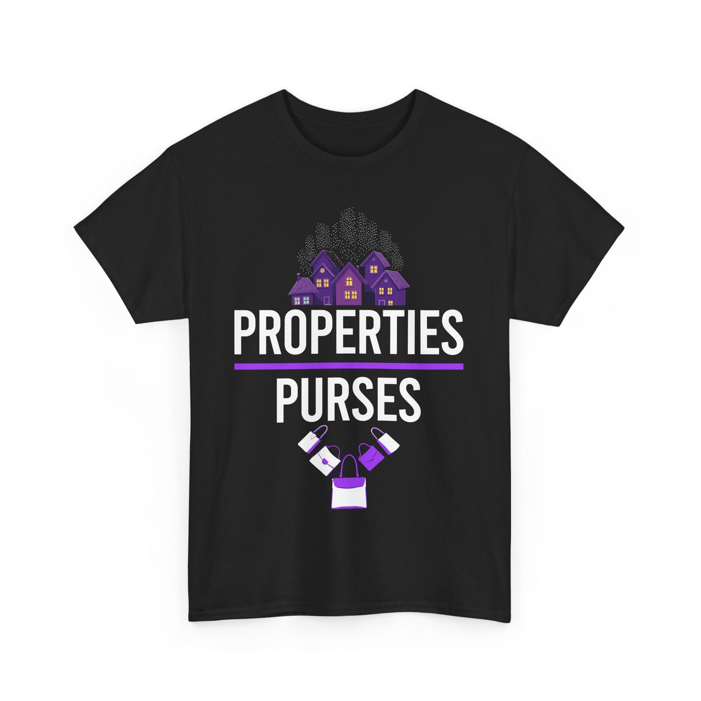 Properties and Purses Unisex Heavy Cotton Tee - Perfect for Real Estate Enthusiasts