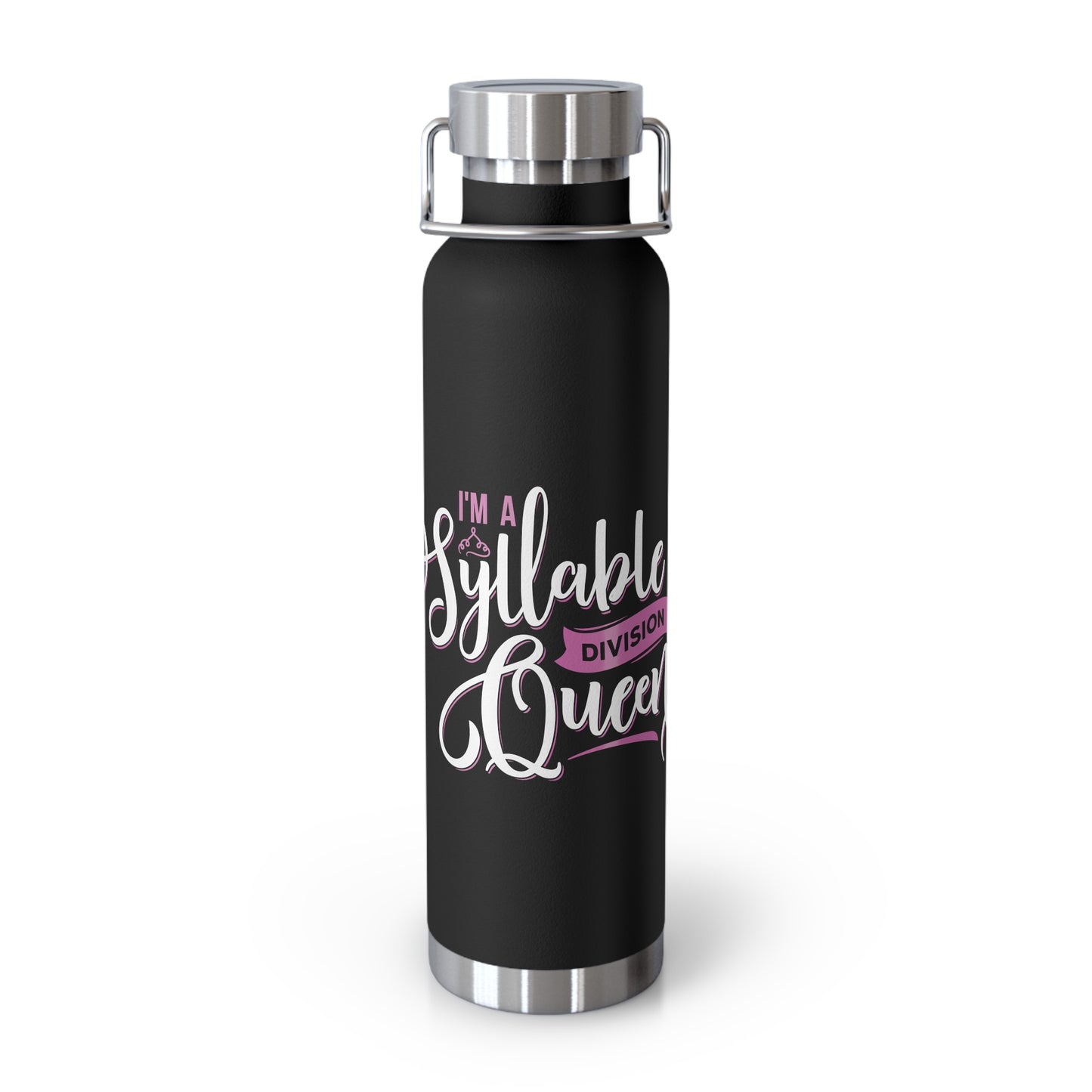 Syllable Queen Copper Insulated Water Bottle - 22oz