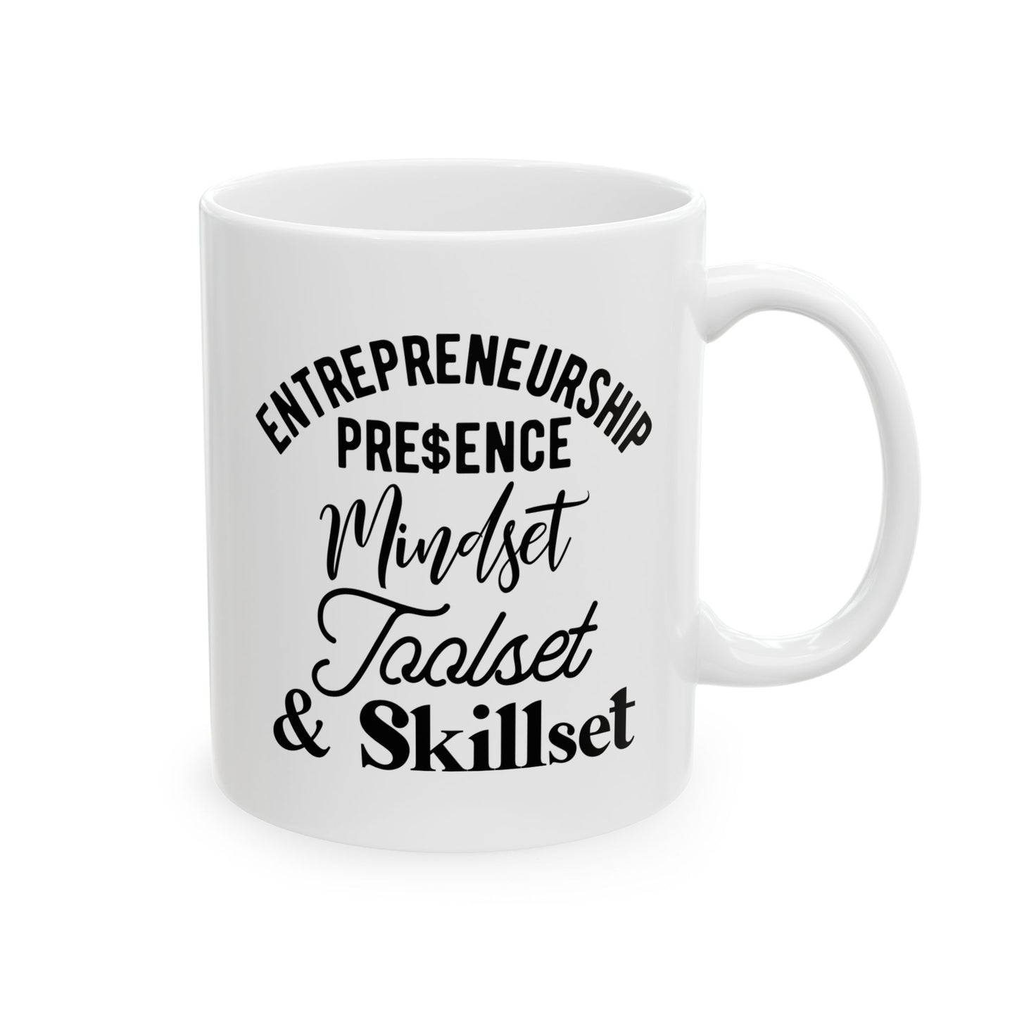 Entrepreneurship Quotes Ceramic Mug - 11oz & 15oz Coffee Cup for Motivation & Inspiration