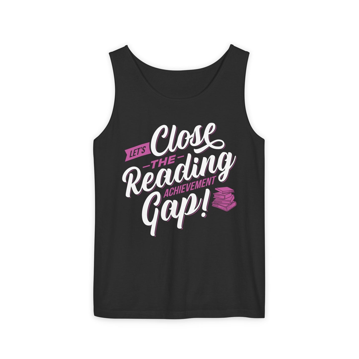 Unisex Tank Top - 'Let's Close the Reading Achievement Gap!'