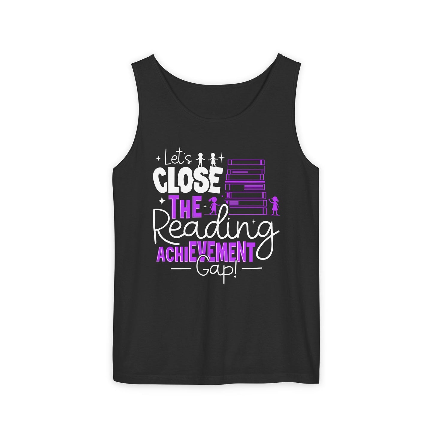Empowerment Unisex Tank Top - Close the Reading Achievement Gap!