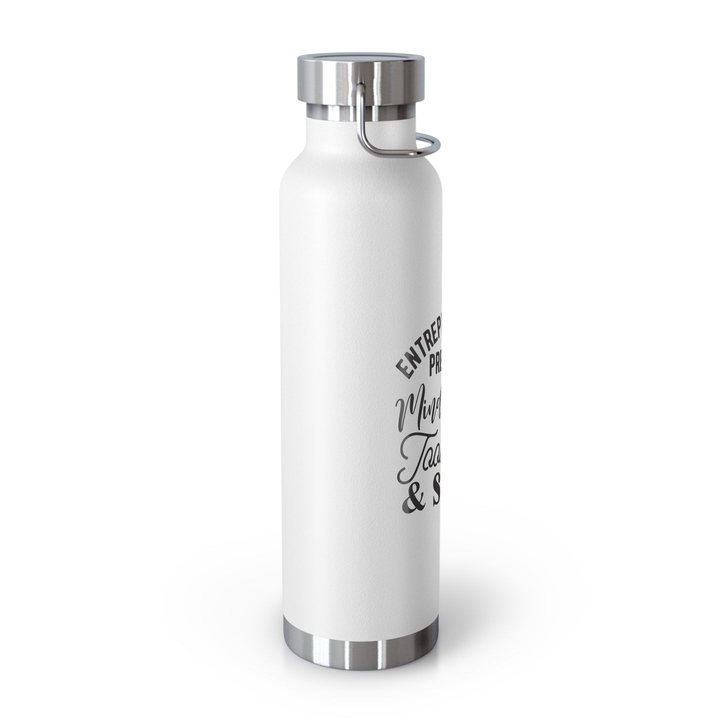 Entrepreneurship Mindset Insulated Water Bottle, 22oz - Ideal for Professionals & Leaders