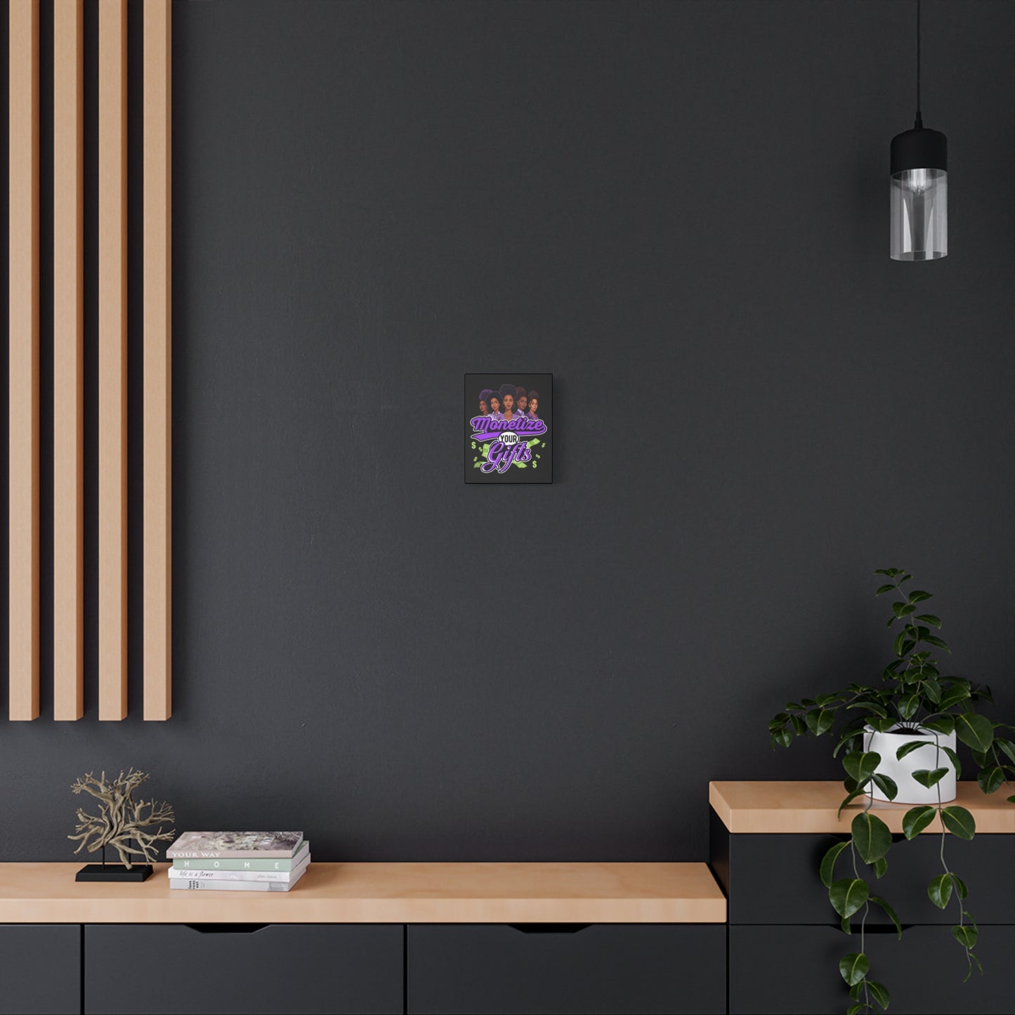 Monetize Your Gifts Canvas Art - Empowering Wall Decor for Entrepreneurs