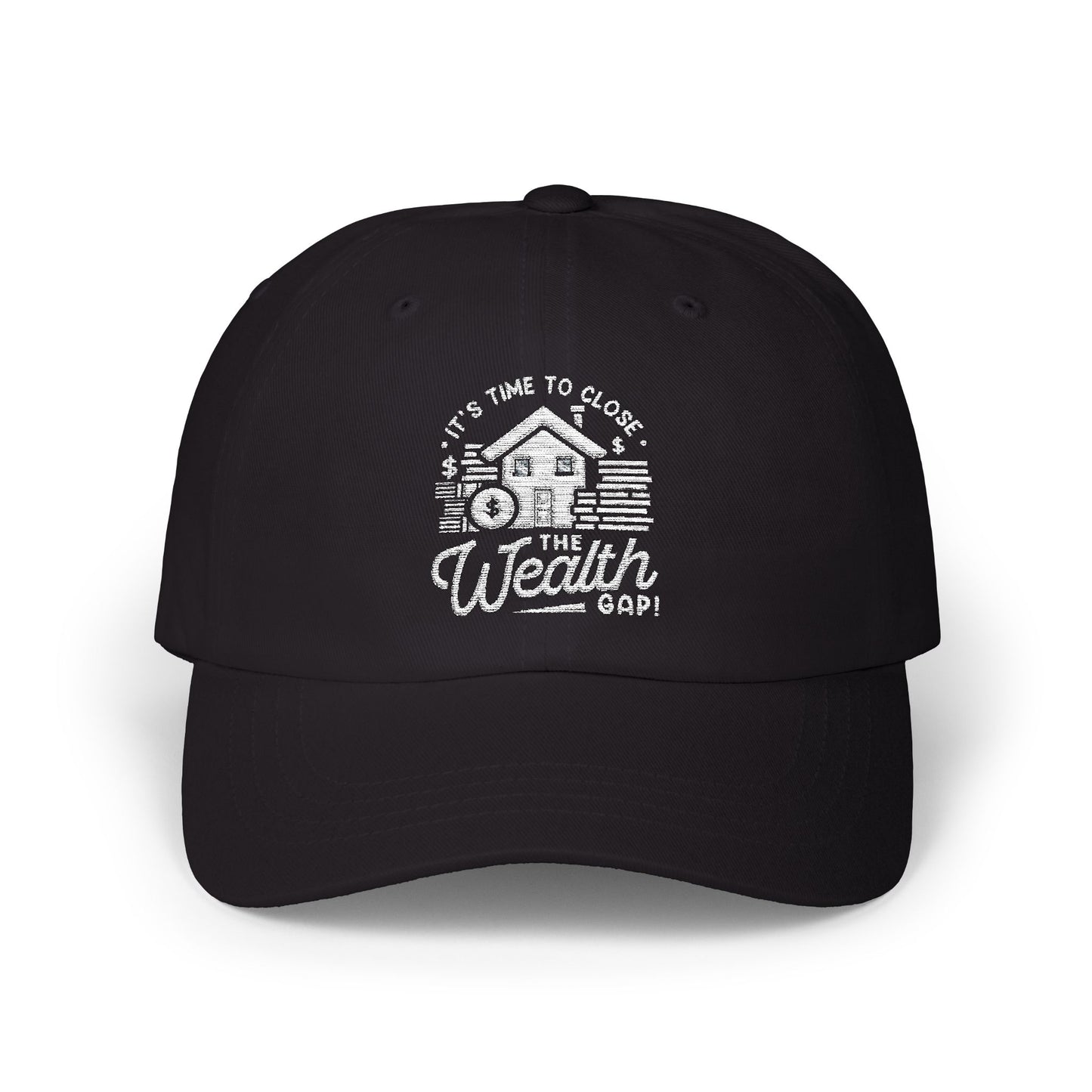 Wealth Gap Classic Cap - Close the Wealth Gap Statement Hat