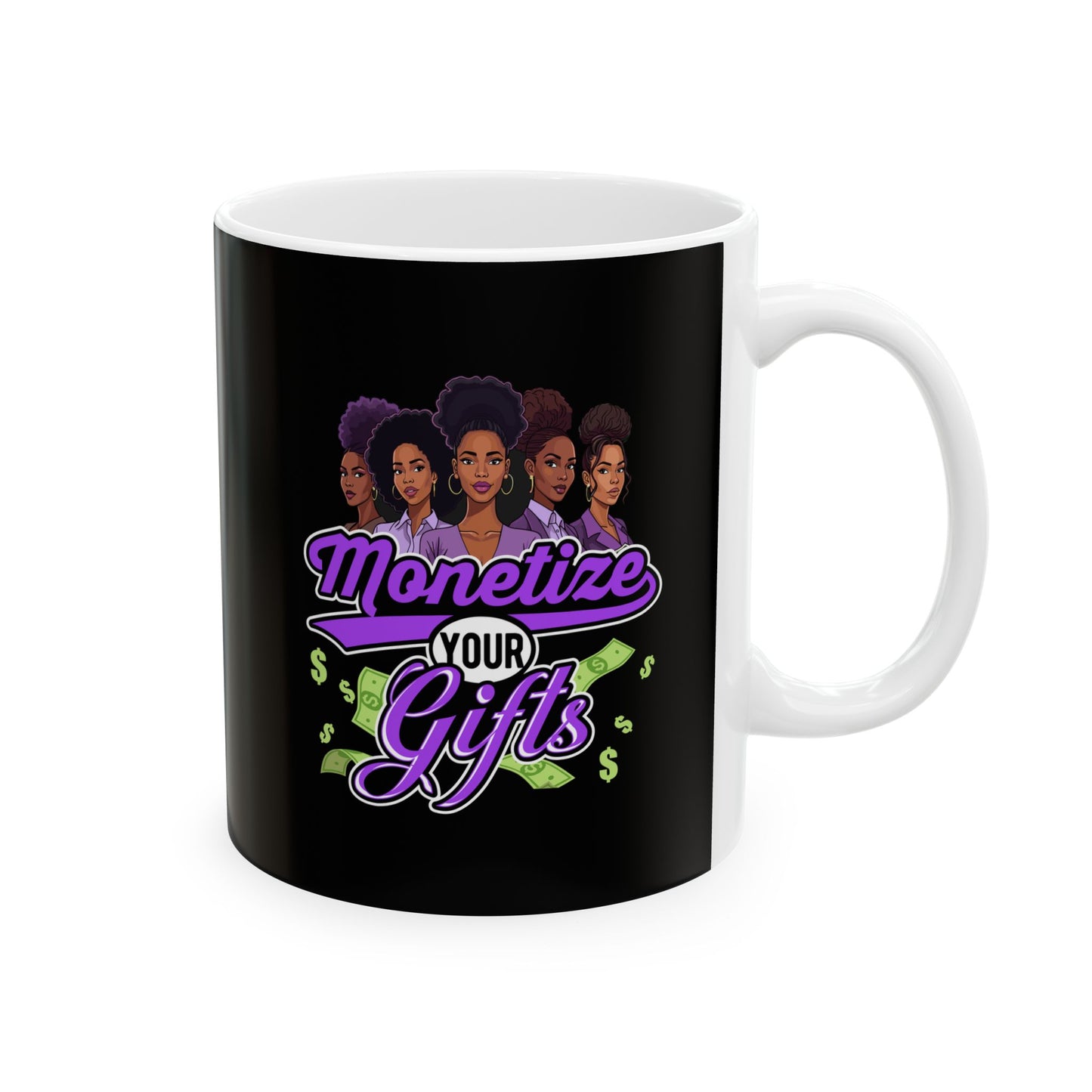 Empowerment Ceramic Coffee Mug - Black 11oz & 15oz