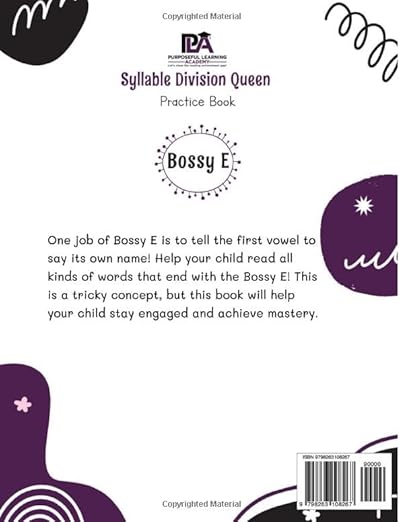 Syllable Division Queen Practice Guide: Bossy E