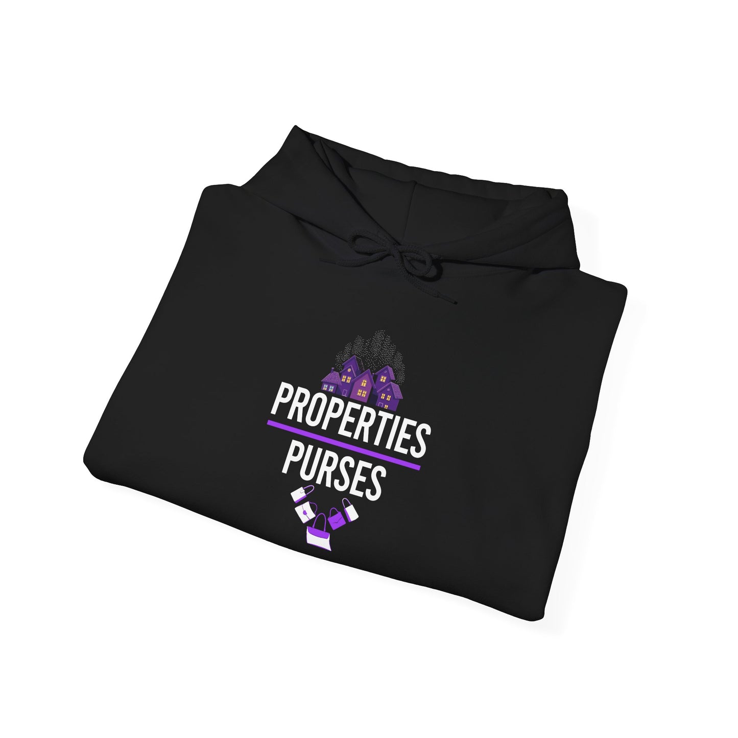 Properties Purses Hooded Sweatshirt - Cozy Unisex Apparel for Fashion Lovers