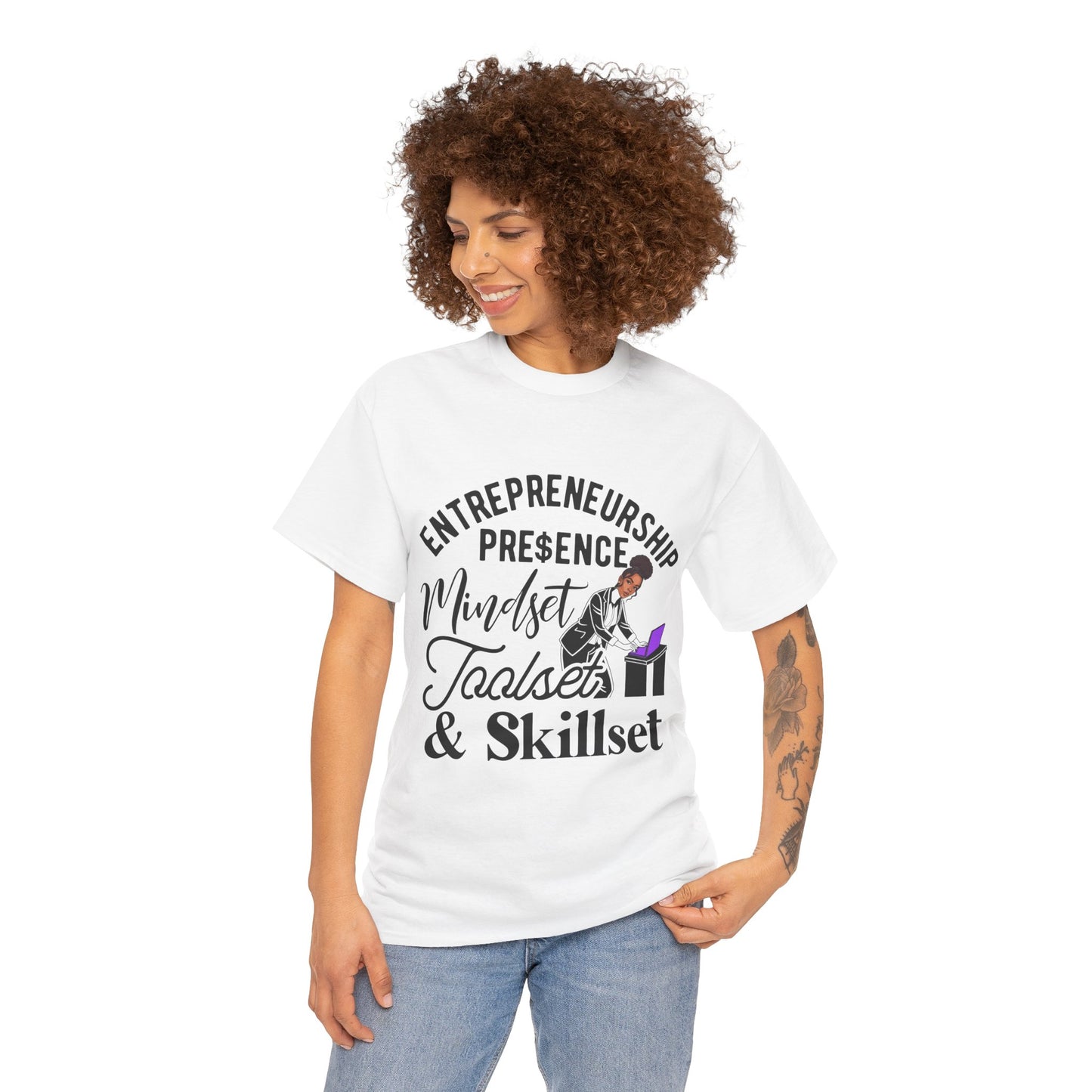 Entrepreneurship Mindset Unisex Heavy Cotton Tee