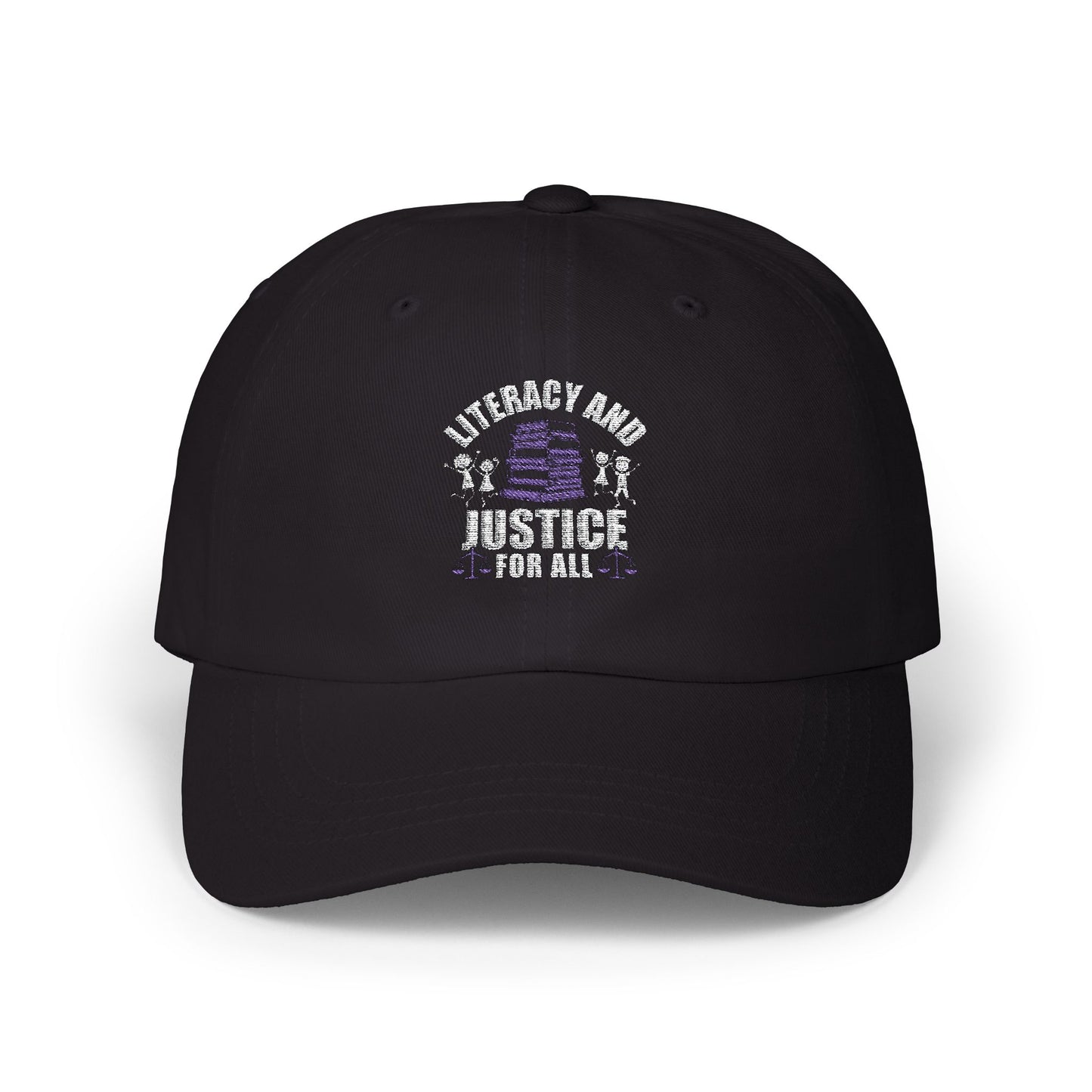 Literacy and Justice Cap - Classic Adjustable Hat for Awareness and Style