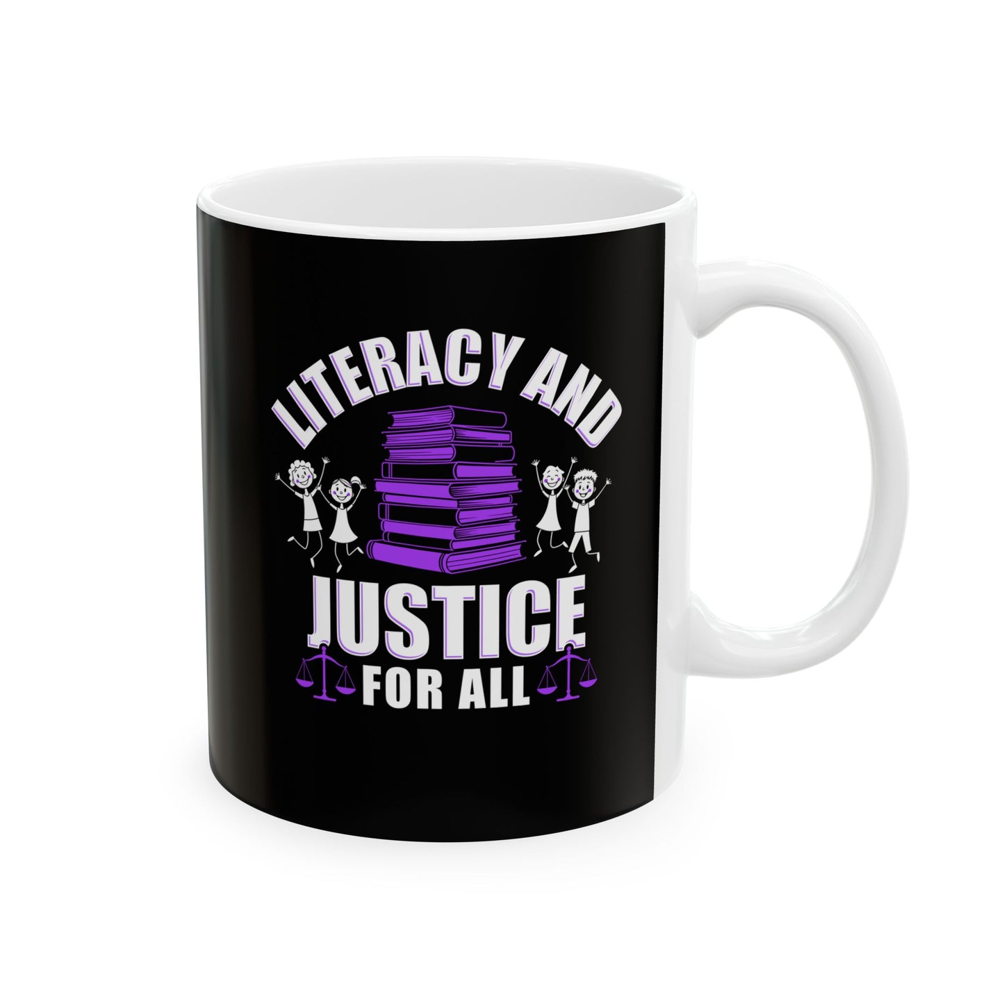 Literacy and Justice Ceramic Mug
