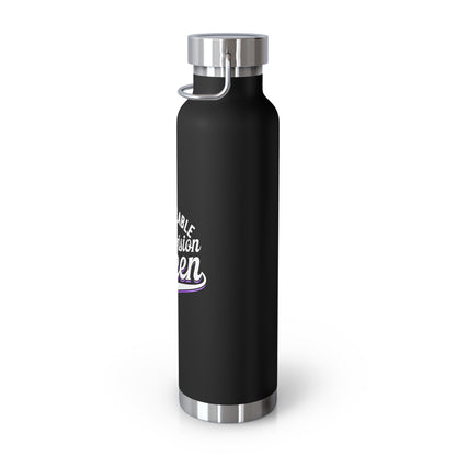 Vacuum Insulated Water Bottle - "I'm a Syllable Queen" - 22oz
