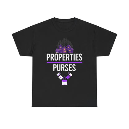 Properties and Purses Unisex Heavy Cotton Tee - Perfect for Real Estate Enthusiasts