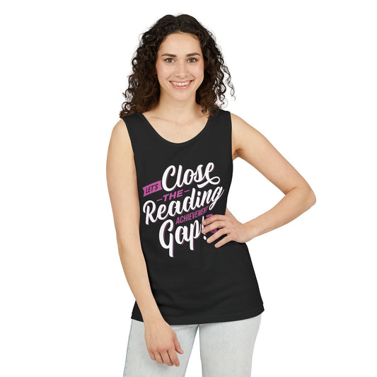 Unisex Tank Top - 'Let's Close the Reading Achievement Gap!'