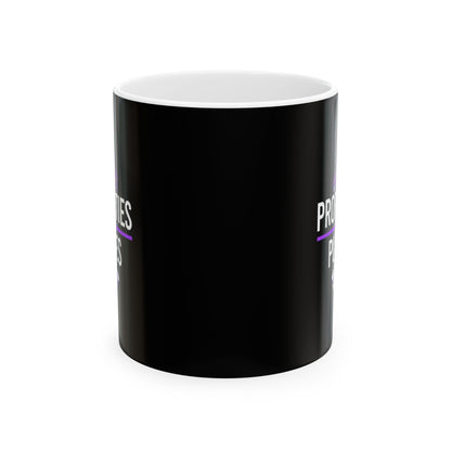 Empowering Black Ceramic Mug - Perfect for Coffee & Tea Lovers