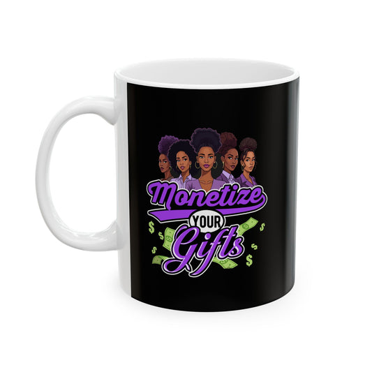 Empowerment Ceramic Coffee Mug - Black 11oz & 15oz