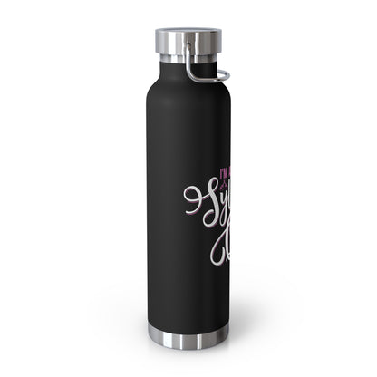 Syllable Queen Copper Insulated Water Bottle - 22oz