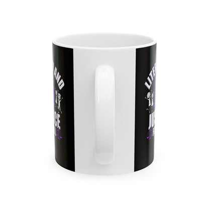 Literacy and Justice Ceramic Mug