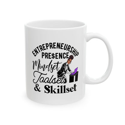 Entrepreneurship Ceramic Mug - 11oz & 15oz, Perfect Gift for Business Enthusiasts