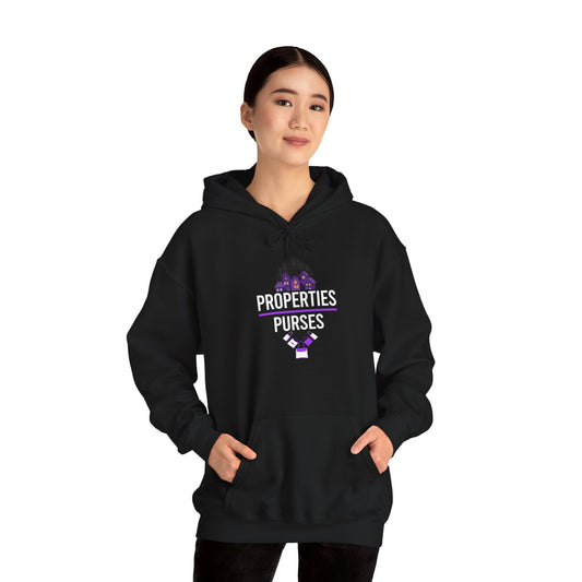 Properties Purses Hooded Sweatshirt - Cozy Unisex Apparel for Fashion Lovers