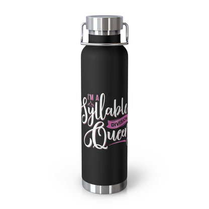 Syllable Queen Copper Insulated Water Bottle - 22oz