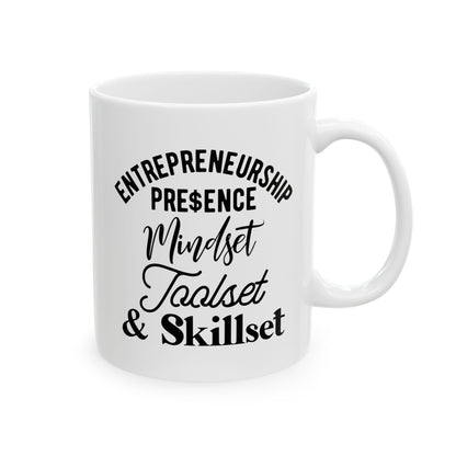 Entrepreneurship Quotes Ceramic Mug - 11oz & 15oz Coffee Cup for Motivation & Inspiration