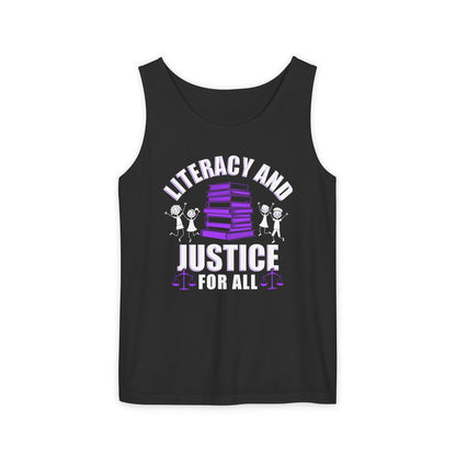 Literacy and Justice Unisex Tank Top