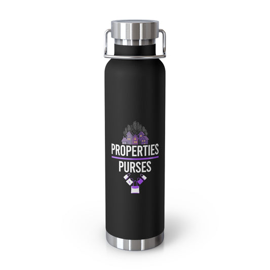 Copper Vacuum Insulated Water Bottle - Properties & Purses Design