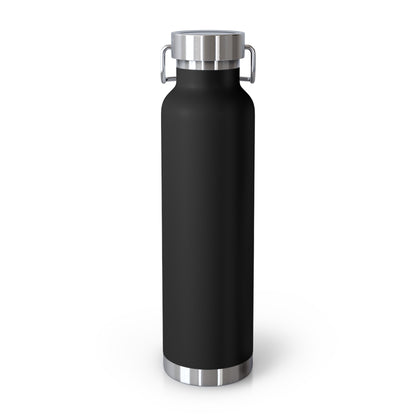 Stylish 22oz Copper Insulated Water Bottle - Properties Over Pursuits Design