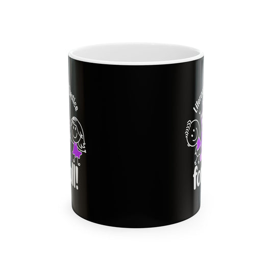 Literacy and Justice for All Ceramic Mug - Perfect Gift for Coworkers & Coffee Lovers!