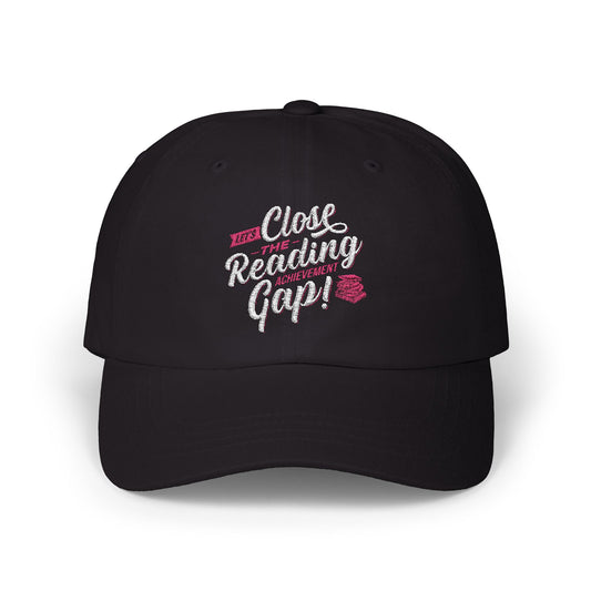 Close the Reading Achievement Gap Cap - Stylish & Educational Hat for Literacy Advocates