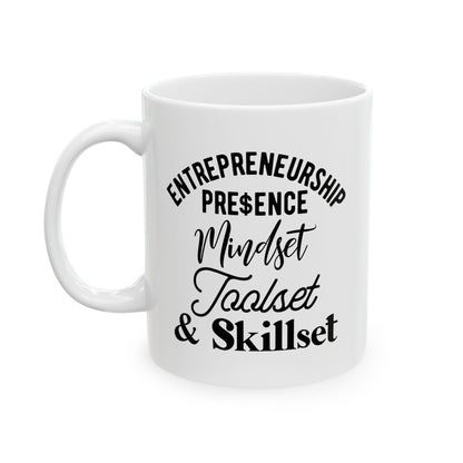 Entrepreneurship Quotes Ceramic Mug - 11oz & 15oz Coffee Cup for Motivation & Inspiration