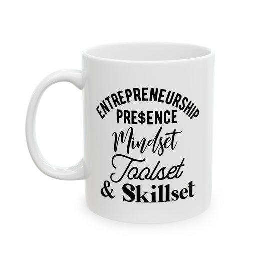 Entrepreneurship Quotes Ceramic Mug - 11oz & 15oz Coffee Cup for Motivation & Inspiration