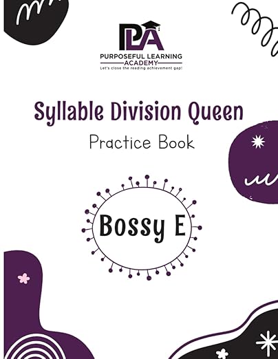 Syllable Division Queen Practice Guide: Bossy E