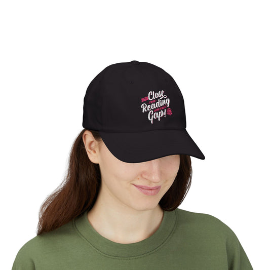 Close the Reading Achievement Gap Cap - Stylish & Educational Hat for Literacy Advocates