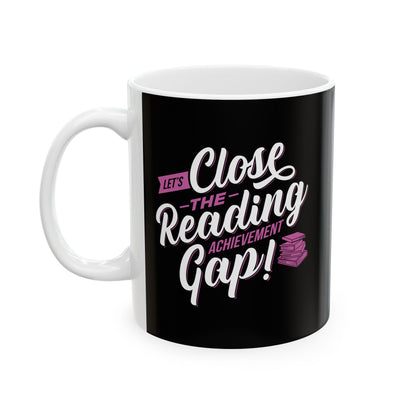 Elegant Black Ceramic Mug – "Let's Get Ready to Glow!" - Perfect for Coffee Lovers