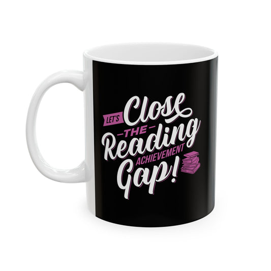 Elegant Black Ceramic Mug – "Let's Get Ready to Glow!" - Perfect for Coffee Lovers