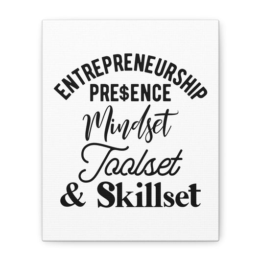 Inspirational Entrepreneurship Canvas Wall Art