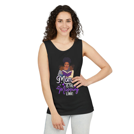 Mom Is The Missing Link Unisex Tank Top | Perfect Gift for Mother's Day & Family Gatherings