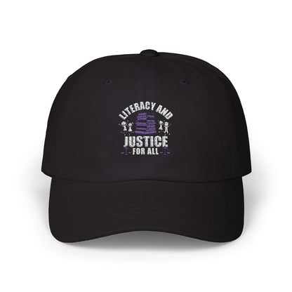 Literacy and Justice Cap - Classic Adjustable Hat for Awareness and Style